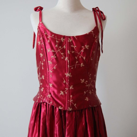 90's Gunne Sax Ball Gown - Picture 6 of 9